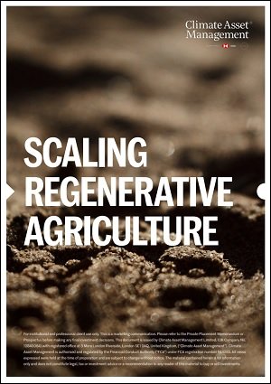 Whitepaper Climate Asset Management - Scaling Regenerative Agriculture